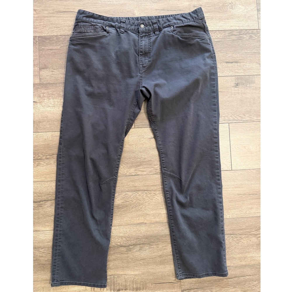 Prana Straight Fit Organic Cotton Blend Mens Pants‎ Gray 40x32 Casual Chinos
